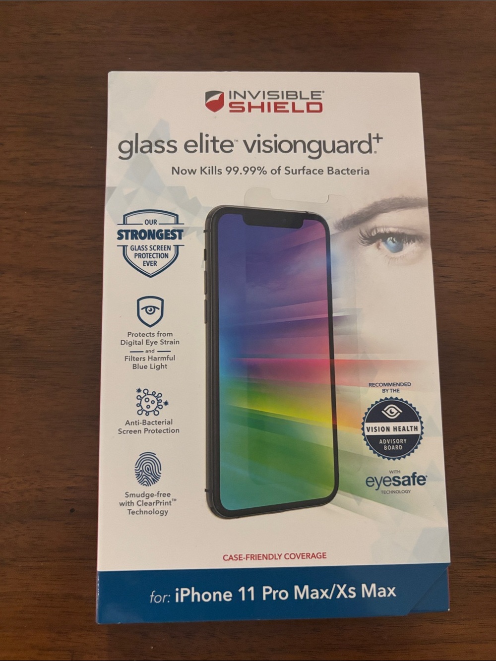 Glass Elite VisionGuard+ Screen Protector for iPhone 11 Pro Max/Xs Max — Clear